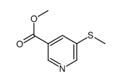 Methyl 5-(Methylthio)nicotinate structure