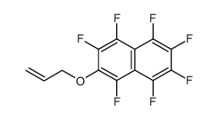 1,3,4,5,6,7,8-heptafluoro-2-naphthyl prop-2-enyl ether Structure