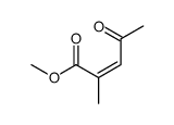 methyl 2-methyl-4-oxopent-2-enoate Structure