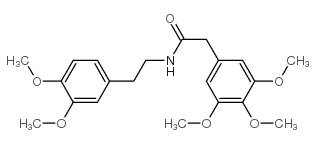 N-(3,4,5-Trimethoxyphenylacetyl)homoveratrylamine Structure