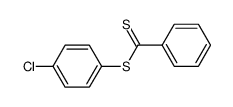 4-chlorophenyl benzodithioate Structure