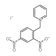 1-[(2,4-dinitrophenyl)methyl]pyridine结构式