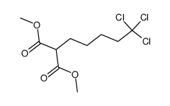 dimethyl 2-(5,5,5-trichloropentyl)malonate Structure