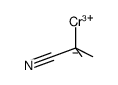 (2-cyanopropan-2-yl)chromium(III)结构式