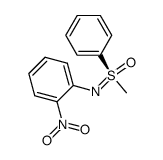 (S)-N-(2-nitrophenyl)-S-methyl-S-phenylsulfoximine结构式