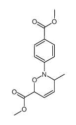 methyl 2-(4-(methoxycarbonyl)phenyl)-3-methyl-3,6-dihydro-2H-1,2-oxazine-6-carboxylate结构式