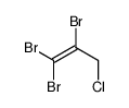 1,1,2-tribromo-3-chloroprop-1-ene Structure