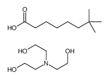 neodecanoic acid, compound with 2,2',2''-nitrilotris[ethanol] (1:1)结构式