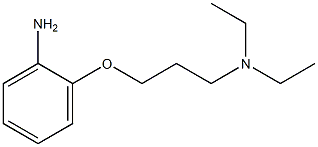 2-(3-(diethylamino)propoxy)benzenamine结构式