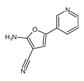 2-AMINO-5-(PYRIDIN-3-YL)FURAN-3-CARBONITRILE Structure
