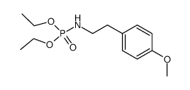 diethyl (4-methoxyphenethyl)phosphoramidate Structure