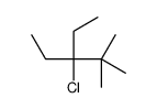 3-Chloro-3-ethyl-2,2-dimethylpentane结构式