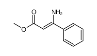 (Z)-methyl 3-amino-3-phenylacrylate结构式