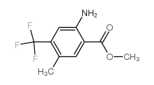 Methyl 2-amino-5-methyl-4-(trifluoromethyl)benzoate structure