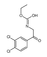 ethyl N-[2-(3,4-dichlorophenyl)-2-oxoethyl]carbamate Structure