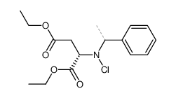 diethylN-chloro-N-(1-phenylethyl)-L-aspartate Structure