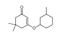 5,5-dimethyl-3-((3-methylcyclohexyl)oxy)cyclohex-2-en-1-one Structure