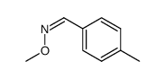4-methyl-benzaldehyde O-methyl-cis-oxime结构式