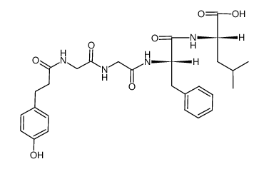 des-NH2-(Leu)enkephalin Structure