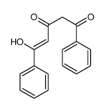 5-hydroxy-1,5-diphenylpent-4-ene-1,3-dione结构式