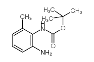 (2-氨基-6-甲基苯基)-氨基甲酸叔丁酯结构式