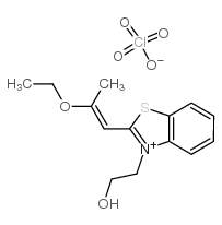 2-(2-乙氧基-1-丙基)-3-(2-羟基乙基)苯并噻唑高氯酸盐结构式
