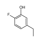 5-乙基-2-氟苯酚结构式