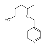 4-(pyridin-4-ylmethoxy)pentan-1-ol Structure