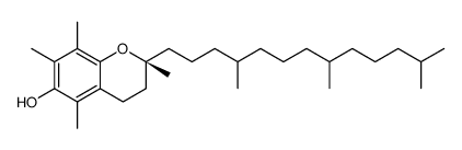 (2R)-α-Tocopherol (Mixture of Diastereomers) Structure
