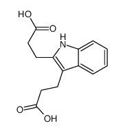 3-[2-(2-carboxyethyl)-1H-indol-3-yl]propanoic acid Structure