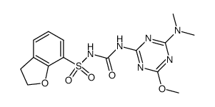 N-(2,3-dihydro-benzo[b]furan-7-sulfonyl)-N'-(4-dimethylamino-6-methoxy-1,3,5-triazin-2-yl)-urea Structure