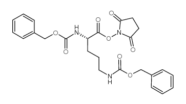Nα,δ-双-ZL-鸟氨酸N-羟基琥珀酰亚胺酯结构式