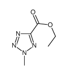 2-甲基-2H-四唑-5-甲酸乙酯结构式