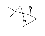 1-bromo-1-(1-bromo-2,2-dimethylcyclopropyl)-2,2-dimethylcyclopropane结构式