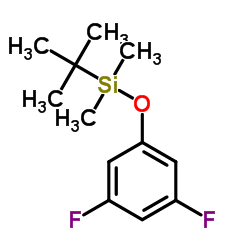 tert-butyl(3,5-difluorophenoxy)dimethylsilane Structure