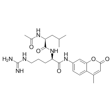AC亮氨酸-精氨酸,AMC结构式