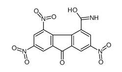 2,5,7-trinitro-9-oxofluorene-4-carboxamide结构式