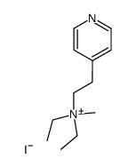 (2-(4-Pyridyl)ethyl)diethylmethylammonium Structure