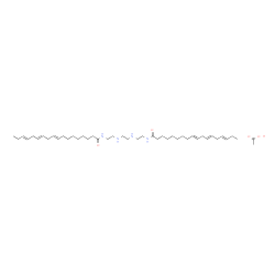 N,N'-[ethylenebis(iminoethylene)]bis(octadeca-9,12,15-trienamide) monoacetate Structure