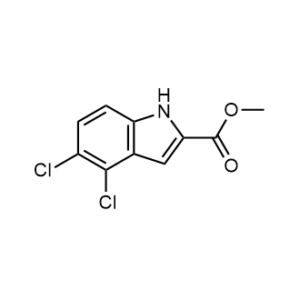4,5-二氯-1h-吲哚-2-羧酸甲酯结构式