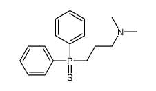 3-diphenylphosphinothioyl-N,N-dimethylpropan-1-amine结构式