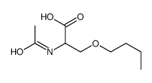 3-butoxy-2-acetylaminopropionic acid结构式