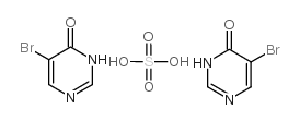 5-Bromo-4(3H)-pyrimidinonehemisulfate Structure