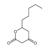 6-pentyloxane-2,4-dione结构式