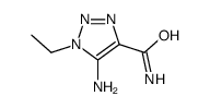 (6ci,9ci)-5-氨基-1-乙基-1H-1,2,3-噻唑-4-羧酰胺结构式