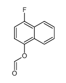 Formic acid 4-fluoro-naphthalen-1-yl ester结构式