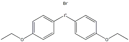 IodoniuM,bis(4-ethoxyphenyl)-,broMide Structure