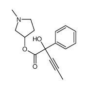 (1-methylpyrrolidin-3-yl) 2-hydroxy-2-phenyl-pent-3-ynoate Structure