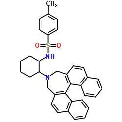 N-[(1R,2R)-2-[(11bR)-3,5-dihydro-4H-dinaphth[2,1-c:1',2'-e]azepin-4-yl]cyclohexyl]-4-Methyl-Benzenesulfonamide Structure