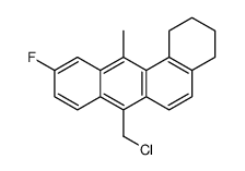 7-(chloromethyl)-10-fluoro-12-methyl-1,2,3,4-tetrahydrobenzo[a]anthracene Structure